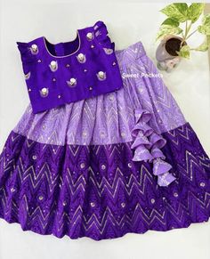 Kids Designer Outfits, Pattu Langa, Kids Party Wear Dresses, Dress Models