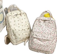 Kawaii Beige Bag For Students, Kawaii Beige Bags For Students, Cute Beige Rectangular Backpack, Cute Beige Bags For Students, Cute Beige School Shoulder Bag, Cute Beige Shoulder Bag For School, Cute Large Capacity Beige Backpack, Cute Beige Backpack Bag, Cute Beige School Backpack