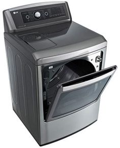 an image of a washing machine with the door open