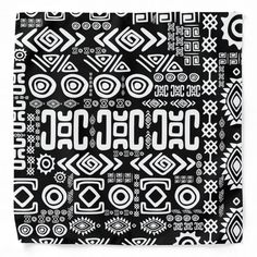 a black and white bandana with the word coco written in large letters on it