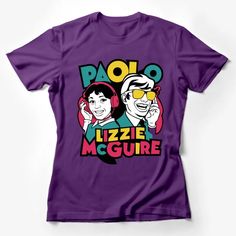 Paolo and Lizzie McGuire Retro Style Graphic Tee, Vintage Inspired Pop Culture T-Shirt, Unisex Casual Wear Female T-Shirt Custom graphic T-Shirt.Customize your color Everyday Style Casual, Graphic Tee Vintage, Style Graphic Tee, Pop Culture Tshirts, Halloween Graphic Tees, Festival T Shirts, Lizzie Mcguire, Retro Graphic Tees, Festival Shirts