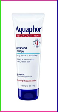 Aquaphor Healing Ointment Advanced Therapy Skin Protectant is a multi-purpose solution for many of your skincare needs. This body moisturizer ointment is designed specifically for dry, compromised skin and is clinically proven to restore smooth, healthy looking skin. Aquaphor dry skin ointment is ideal for extremely dry, cracked skin, and chapped lips. Aquaphor ointment soothes and helps protect skin to enhance healing from skin irritations such as minor cuts and burns, cracked cuticles and dry Aquaphor Healing Ointment, Dry Cracked Hands, Dry Cuticles, Dry Skin Body, Healing Ointment, Skin Lotion, Healing Therapy, Cracked Skin, Hydrating Mask