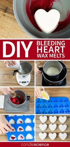 Soy Wax Melts Diy, Wax Melts Recipes, Wax Melts Packaging, Diy Wax Melts, Wax Candles Diy, Homemade Scented Candles, Valentine Candles, Candle Making Wax, Making Candles Diy