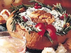 bread with cranberries and other holiday foods