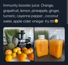 an image of orange juice in the kitchen