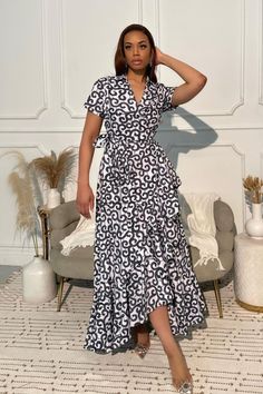 Embrace the beauty of summer with this must-have Maxi Garden Dress! 🌸🌿 Tap to shop the look Summer Maxi Dress With Ruffles And Short Sleeves, Short Sleeve Maxi Dress With Ruffles For Beach, Summer Patterned Short Sleeve Midi Dress, Summer Patterned Midi Dress With Short Sleeves, Patterned Short Sleeve Midi Dress For Summer, Patterned Printed Short Sleeve Dress, Patterned Short Sleeve Beach Dress, Spring Patterned Short Sleeve Maxi Dress, Patterned Short Sleeve Summer Maxi Dress