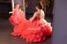 Mother Daughter Maternity Matching Dress, Mommy and Me Tulle Dress with ruffles, Maternity Ball Gown This adorable mother daughter matching ruffled tulle dresses in coral color are very great choice for your maternity or family photoshoot. Dresses are tailored of more than 50 metres of soft tulle, has adjustable corset upper for S-L size. Dress is available in more than 100 colors. Contact me about color you wish and I will send you patterns of colors available. Dress is fully handmade, so some Maternity Ball Gowns, Baby Blue Maternity Dress, Mother Daughter Maternity, Princess Dress Fairytale, Ball Gown Princess, Blue Maternity Dress, Gown Princess, Puffy Dresses, Mommy And Me Dresses