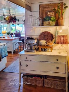 the kitchen is clean and ready to be used as a place for cooking or eating