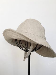 Natural Wide Brim Sun Hat for Babies and Kids in Linen and Cotton Blend Fabric Hat For Beach, Beach Babies, Floppy Sun Hat, Floppy Sun Hats, Baby Sun Hat, Wide Brim Sun Hat, Beach Baby, Sun Hat, Wide Brimmed