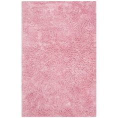 a pink area rug on a white background with no one in the room to see it