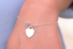 Toggle clasp bracelet - Toggle heart bracelet - Toggle Bracelet - Toggle Jewelry - Toggle clasp jewelry - Toggle heart lock bracelet by rainbowearring1 on Etsy https://www.etsy.com/listing/586652588/toggle-clasp-bracelet-toggle-heart Charm Bracelet With Toggle Clasp As A Gift, Everyday Sterling Silver Bracelet With Toggle Clasp, Everyday Charm Bracelet With Toggle Clasp, Elegant Heart Bracelet With Toggle Clasp For Gift, Heart Charm Bracelet With Toggle Clasp For Gift, Valentine's Day Gift Bracelet With Toggle Clasp, Heart Shaped Bracelet With Toggle Clasp As Gift, Heart Shaped Toggle Clasp Bracelet For Gift, Valentine's Day Gift Heart Bracelet With Toggle Clasp