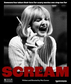 a woman singing into a microphone with the words scream on it