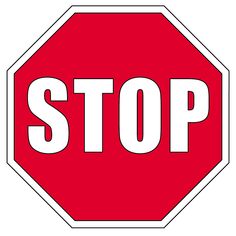 a red stop sign with the word stop written below it in white letters on a white background