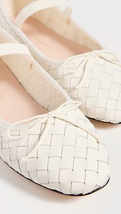 Loeffler Randall Leonie Soft Ballet Flats | Shopbop Leather Almond Toe Flats With Woven Sole, Chic Leather Flats With Intrecciato Weave, Chic Braided Leather Flats, Chic Woven Leather Flats With Round Toe, Elegant Flats With Woven Sole And Round Toe, Elegant Flats With Woven Sole And Almond Toe, Elegant Almond Toe Flats With Woven Sole, Formal Closed Toe Flats With Woven Sole, Chic Almond Toe Flats With Woven Sole