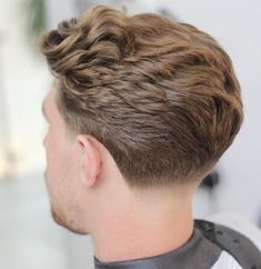 Thick Wavy Hair, Mens Hairstyles Medium, Wavy Haircuts, Taper Fade, Hair Bob