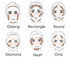 Contouring and highlighting can be a mind field in itself, never mind throwing in the fact that techniques can vary depending on your face shape and the produ Oval Face Makeup, Oblong Face, Oblong Face Shape, Iconic London