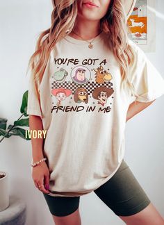 You've Got A Friend In Me Toy Story Shirt,  Color Disney Shirt, Disney Toy Story Shirt, Vintage Disney T-shirt School Materials, Teacher Sweatshirt, St Patrick Day Shirts, Elementary Teacher, Nursing Shirts, School Shirts, Retro Christmas, Teacher Shirts, Printed Design