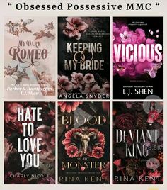 four books with different covers on them and the title for their novel, i hate to love