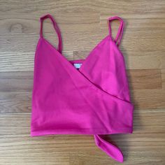 Hot Pink Crop Top Cut Out In The Back With A Tie Thick Material Brand New, Tags Taken Off Never Worn Size Xs Negotiable Trendy Fitted Crop Top For Brunch, Forever 21 Fitted Pink Crop Top, Forever 21 Pink Crop Top For Summer, Forever 21 V-neck Summer Crop Top, Forever 21 V-neck Crop Top For Summer, Summer Party Cotton Crop Top, Forever 21 Pink Crop Top, Forever 21 Pink Crop Top For Spring, Forever 21 Trendy Pink Crop Top