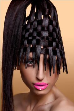 Hair design Fire Hairstyles, Futuristic Hairstyles, Cool Hair Designs, Dramatic Hair, Gorgeous Hairstyles, Haute Hair, Female Hair