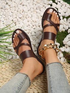 Comfortable Walking Shoes, T Strap Sandals, Open Toe Sandals