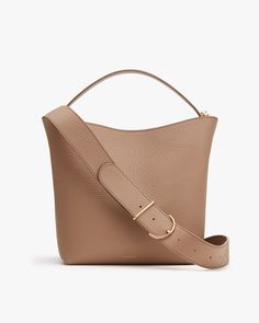 Linea Bucket Bag | Cuyana Leather Industry, Leather Wear, Designer Crossbody, Designer Crossbody Bags, Monogrammed Items, Small Crossbody, Small Accessories, Card Holder Leather, Small Leather Goods