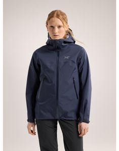 Durable, highly versatile mountain shell made with PFC-free GORE-TEX ePE fabric. Mountain Apparel, Arcteryx Women, Arcteryx Jacket, Mountain Activities, Mountain Outfit, Black Sapphire, Outdoor Jacket, Shell Jacket, Christmas 2024