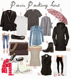 Packing List: What to Pack to Paris What To Pack For Paris, Paris In April, Paris Packing List, Paris Packing, Spring Paris, Paris In Spring, Smart Packing, Trip To Europe