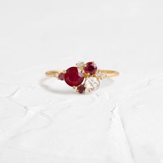 |14k Yellow Gold Vintage Ruby Ring, Ruby Engagement Ring Vintage, Ruby Ring Vintage, Melanie Casey, Pear Diamond Rings, Natural Ruby Ring, Ruby Ring Gold, Ring Ruby, Ring Trends