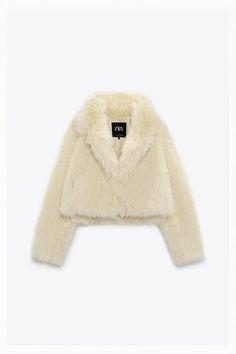 New Mujer | ZARA España Cropped Fur Jacket, Short Fur Coat, New York Outfit, Faux Fur Cardigan, Faux Fur Hooded Jacket, Fur Cardigan, Faux Shearling Jacket, Trendy Outfits For Teens, Fur Fashion