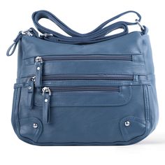 PRICES MAY VARY. Material: Made of soft and durable waterproof PU leather, thickened lining,classic and elegant hardware, smooth zippers making it a versatile option for daily use. Multi Pockets(10 POCKETS) Handbag:This womens shoulder bag has a 3 zipper pockets in front,2 zipper pockets on top(inside pockets: 1 back wall zip pocket and 1 slip pocket), 2 slip pockets on sides and 1 zipper pocket in back. Keeping wallets,iPad mini, mobile phones,pens, coin purse and other daily essentials well or Phone Pen, Pocket Handbag, Purses For Women, Stylish Shoulder Bag, Pocket Book, Leather Silver, Womens Crossbody Bag, Shoulder Handbag, Satchel Bag