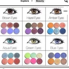 Enhance Your Eye Color With These Curated Palettes. Perfect For Brown, Hazel, Amber, Aqua, Green, And Blue Eyes. Makeup For Wide Set Eyes, Eyeshadow Blue Green Eyes, Eye Makeup For Hazel Green Eyes, Everyday Eyeshadow For Green Eyes, Makeup For Blue Hair, Smokey Eye For Hazel Eyes, Under Eye Makeup Tips, How To Make Hazel Eyes Pop, Cool Tone Eye Makeup