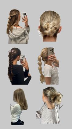 4th Of July Hair With Rubber Bands, Easy School Hairstyles For Teens, River Hairstyles, How To Do Hair, Fav Hairstyles, Preppy Hairstyles, Hairstyle Examples, Softball Hairstyles, Everyday Hair