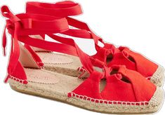 Lace Up Espadrilles, Jcrew Collection, Summer Suits, Loafer Sneakers, Linen Shop, Espadrille Shoes, Scarf Hairstyles, Jewelry Bags, Clothing And Shoes