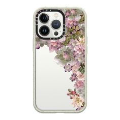 an iphone case with flowers on it