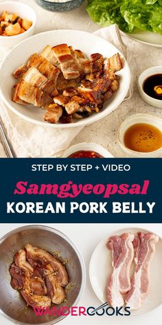 korean pork belly recipe with step by step video