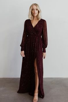 Abigail Sparkle Gown | Mulberry Officiant Outfits For Women, New Year’s Party Outfit, Outdoor Winter Wedding Outfit Guest, Quinceanera Guest Outfit, February Wedding Guest Outfit, Fancy Formal Dresses, Winter Wedding Guest Outfit Cold Formal, Formal Wedding Guest Dress Fall, Formal Winter Dress