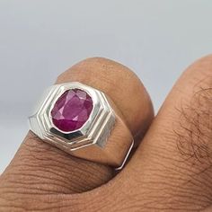 Mens Ruby Ring Beautiful Unheated Untreated Afghanistan Kabul - Etsy Pakistan Gift Ruby Ring Gia Certified, Gia Certified Ruby Ring As Gift, Handmade Ruby Ring For Formal Occasions, Handmade Classic Ruby Ring, Handmade Ruby Ring, Afghanistan Kabul, Mens Ruby Ring, White Opal Ring, Ruby Stone