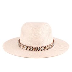 Belt Decor Western Cowgirl Hat Sun Summer Hats for Women Lady Straw Jezz Beach Hat Wide Brim Pink Wide Brim Boater Hat For Vacation, Pink Flat Brim Boater Hat For Beach, Trendy Flat Brim Beach Hat, Pink Adjustable Hat Bands For Summer, Pink Beach Hat Bands, Beige Curved Brim Hat Bands For Vacation, Trendy Flat Brim Sun Hat For Beach, Trendy Flat Brim Bucket Hat For Vacation, Adjustable Pink Hat Band For Beach