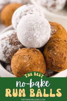 the best no bake rum balls recipe