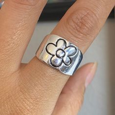 Silver Open Adjustable Ring,Silver Open Ring,Heart Flower Animal Irregular Silver Open Ring,Bohemian Chunky Punk Ring, Gift For Her Details * Ring Size: One Size (Adjustable) Could Fit Size 4 5 6 7 8 9 10 * Adjustable: Yes * Color: Silver Ready To Ship In Same Day Or Next Business Day. #Silver Ring #Open Ring #Adjustable Ring #Ring#Chunky Ring Stamp Ring, Open Ring Gold, Woven Ring, Stamped Rings, Silver Heart Ring, Ring Heart, Chunky Ring, Heart Flower, Chunky Rings