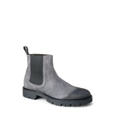 Elevate Your Style With These Modern City Chelsea Boots By Good Man Brand. Crafted From Genuine Leather, These Boots Feature A Tapered Toe And Elastic Pull-On Closure For A Comfortable Fit. The Ankle Shaft Style And Solid Pattern Make Them Perfect For Casual Occasions In The City Or Business Setting. These Boots Have A Standard Shoe Width And Come In A Stylish Gray Color With A Leather Lining And Insole. The Outsole Is Also Made Of Leather For Durability And Longevity. These Boots Are Perfect Fo Casual Slip-on Calf Leather Boots, Gray Leather Boots With Reinforced Heel, Gray Round Toe Formal Boots, Gray Round Toe Boots For Formal Occasions, Gray Formal Boots With Round Toe, Gray Rubber Sole Boots For Fall, Gray Boots With Rubber Sole For Fall, Classic Gray Leather Boots, Casual Workwear Chelsea Boots In Calf Leather