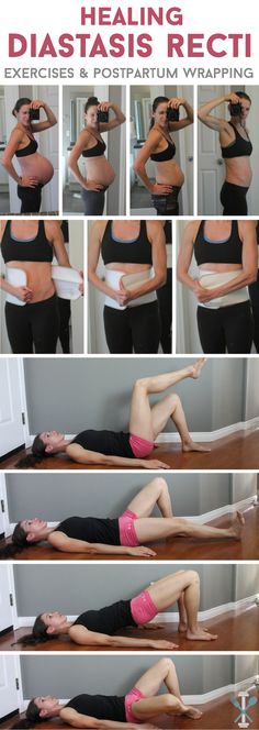 the woman is doing exercises on her stomach