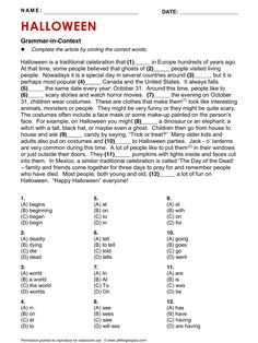 halloween worksheet for students to practice their spelling and writing skills, including numbers