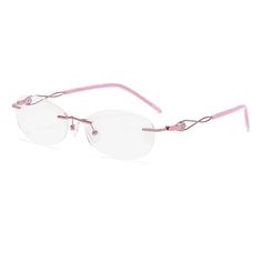 ZIROSAT 2378 Women's Eyeglasses Rimless Gold Glasses Gold Glasses, Purple Diamond, Colour Tint, Eyewear Accessories, Eyeglasses For Women