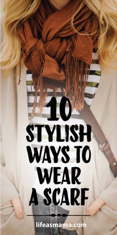 Wearing A Scarf, Looks Party, To Wear, Scarf Tying, How To Wear Scarves