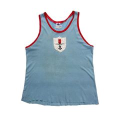 UK Armed Forces Crest Umbro Tank Top Vest | Vintage 70s Sportswear Blue VTG | eBay 90s Blue Sports Top, Retro Blue Sports Tops, Retro Blue Sleeveless Top, Vintage Blue Sleeveless Top, 70s Tank Top, Seattle Aesthetic, 70s Sportswear, Ginger Hair Color, Vintage Sportswear