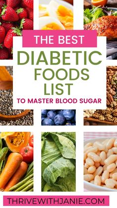 Master your diabetes with a mastering diabetes foods list and learn what foods support healthy blood sugar leavels. Manage your blood sugar and avoid sugar spikes. Eat the best foods for diabetes. Food for blood sugar control. Low glycemic foods for diabetes. Low carbs diabetic diet. Low Carb Meals For Type 1 Diabetics, Best Vegetables For Diabetics, Things Diabetics Can Eat, Food Prep For Diabetics, Best Diet For Type 1 Diabetics, Healthy Diet For Diabetics, Complex Carbs List For Diabetics, Tips For New Diabetics, Printable Food List For Diabetics