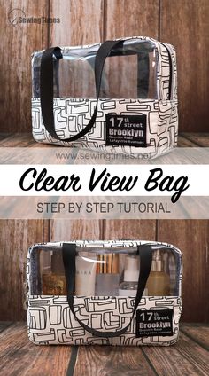 the clear view bag is an easy and practical way to keep your items organized