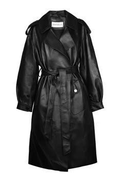 PAULETTE TRENCH – ALLSANTAELLA Chic Double-breasted Outerwear With Self Belt, Business Leather Outerwear With Belted Cuffs, Leather Outerwear With Belted Cuffs For Business, Luxury Leather Belted Leather Jacket, Luxury Leather Belted Jacket, Luxury Leather Jacket With Belt, Chic Double-breasted Belted Outerwear, Chic Leather Outerwear With Belt, Chic Long Leather Jacket With Button Closure